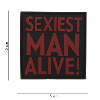 Patch - Sexiest Man Alive Rubber - Red