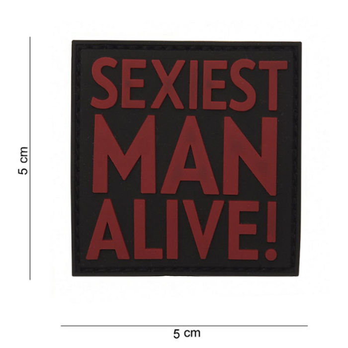 Patch - Sexiest Man Alive Rubber - Red