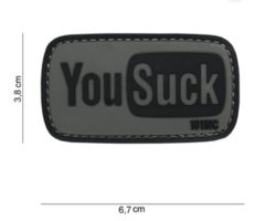 101 Inc. Patch - You Suck - PVC
