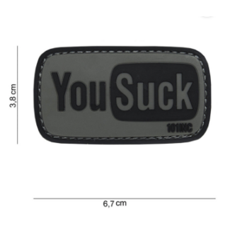 101 Inc. Patch - You Suck - PVC
