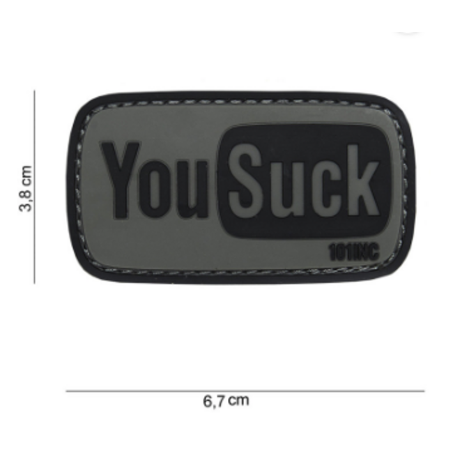 101 Inc. Patch - You Suck - PVC