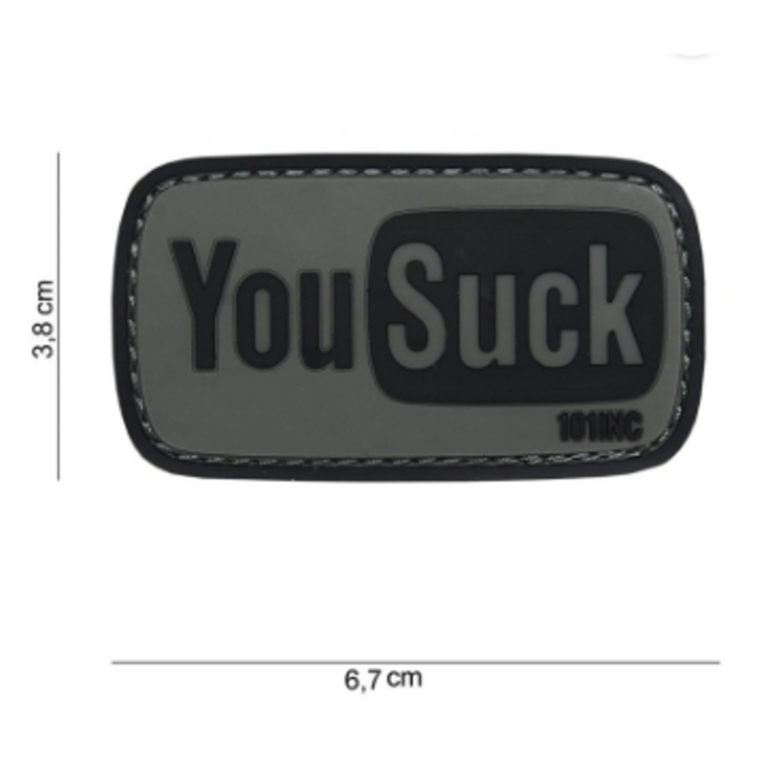 101 Inc. Patch - You Suck - PVC