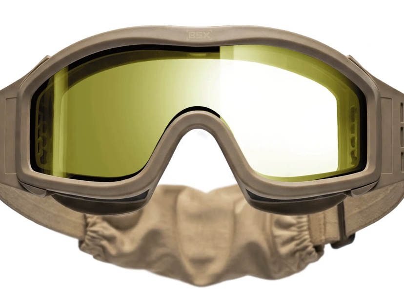 HK Army BSX - Tango Goggle - Tan - 3lenses