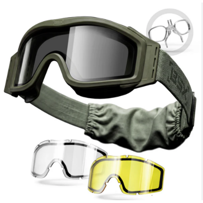 HK Army BSX - Tango Goggle - OD  - 3lenses