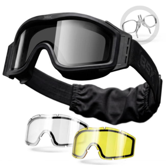 HK Army BSX - Tango Goggle - Black  - 3lenses