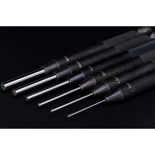 Gun Power Tool 6 Piece Pin Punch Set - Coyote