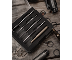 Gun Power Tool 5-Piece Multi-Pick Tool Kit - Black