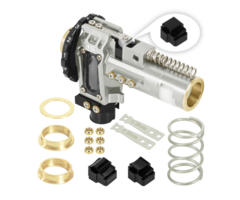 NexxSpeed CNC Aluminum Hopup Chamber Version 2 for M4 Airsoft AEG - Silver