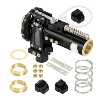 NexxSpeed CNC Aluminum Hopup Chamber Version 2 for M4 Airsoft AEG - Black