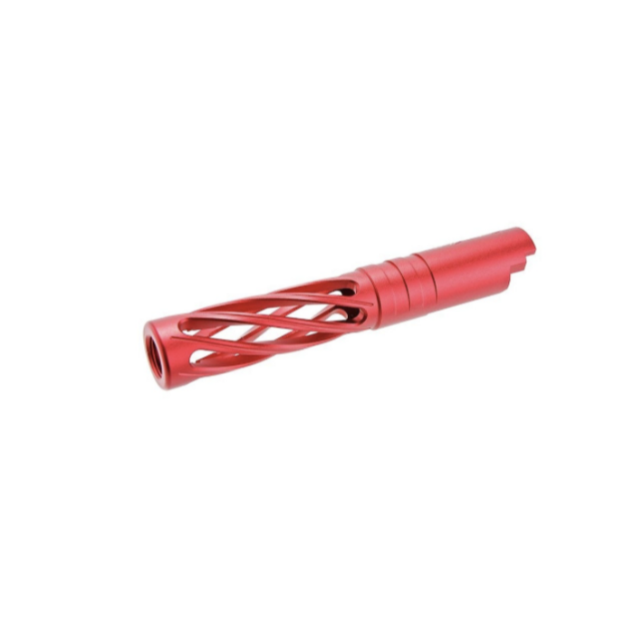 Dr. Black 4.3 Aluminium Outer Barrel - Dinging Red