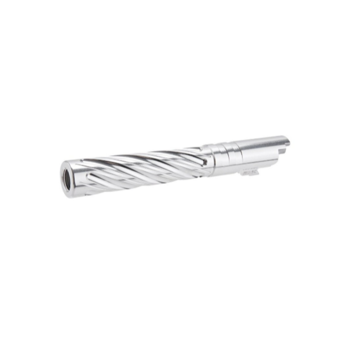 Dr. Black 5.1 Aluminium Outer Barrel - Spiral Storm Silver