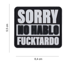 101 Inc. Patch - Sorry No Hablo... - PVC