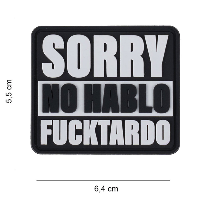 101 Inc. Patch - Sorry No Hablo... - PVC