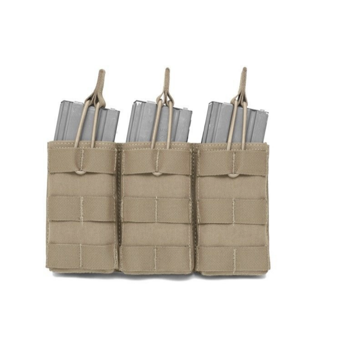 Warrior Assault Systems Triple Open Pouch M4 - Tan