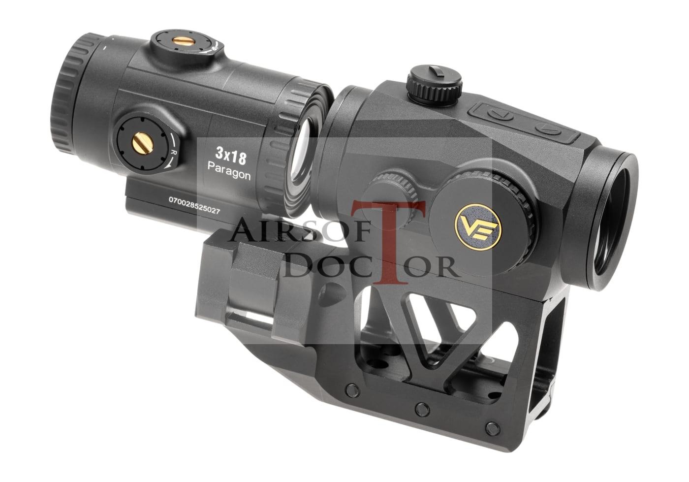 Vector Optics Scrapper 1x29 RDS with Paragon 3x Magnifier and One Piece Mount
