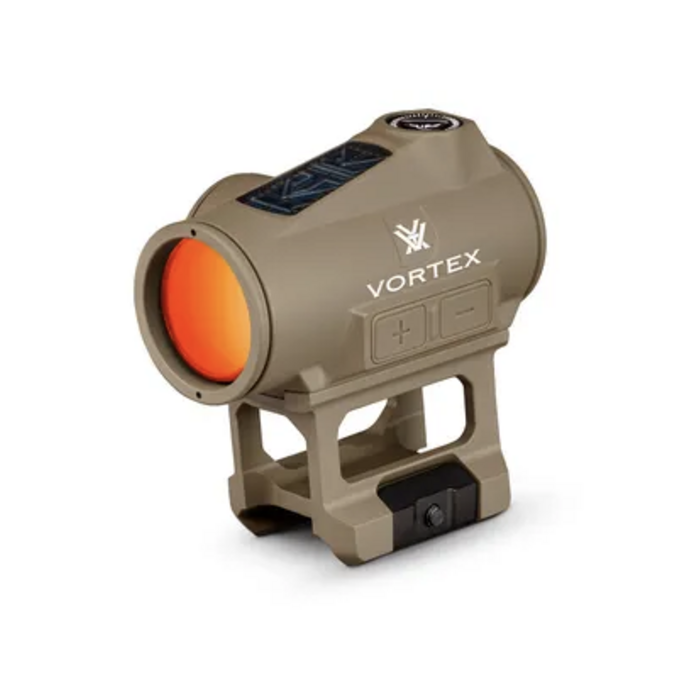 Vortex Optics CROSSFIRE® II SOLAR Red Dot - Tan/Red Dot