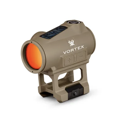 Vortex Optics CROSSFIRE® II SOLAR Red Dot - Tan/Red Dot