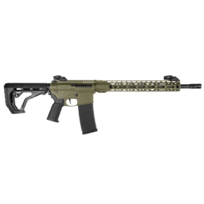 Delta Armory Freya R15 M-Lok 14" AEG with Warhead Motor & Aster II - Olive Green