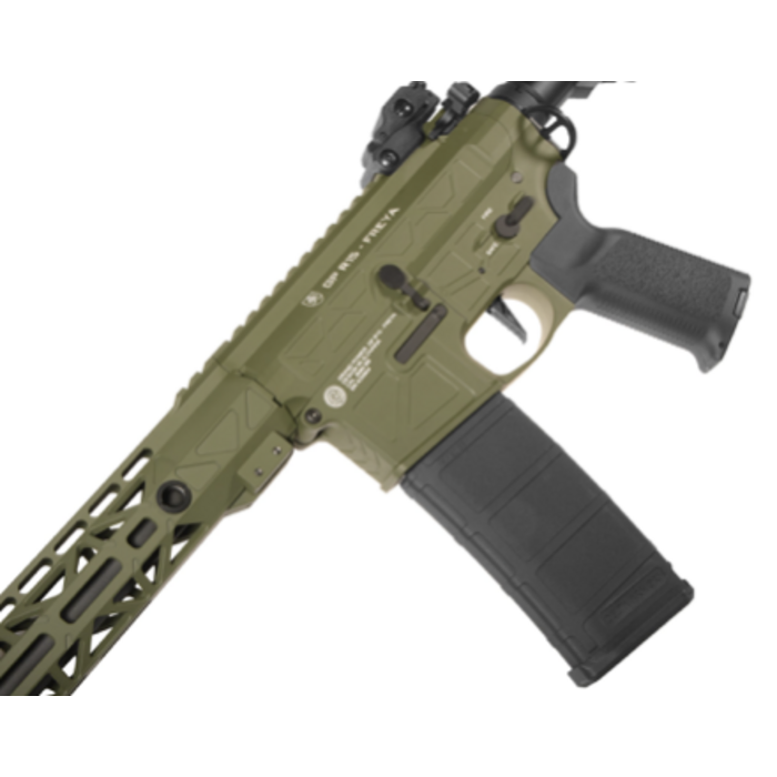 Delta Armory Freya R15 M-Lok 14" AEG with Warhead Motor & Aster II - Olive Green