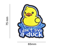 JTG Patch - I Don't give a duck - pvc