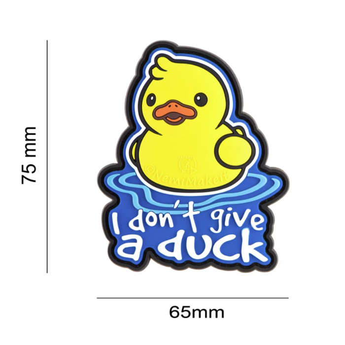 JTG Patch - I Don't give a duck - pvc
