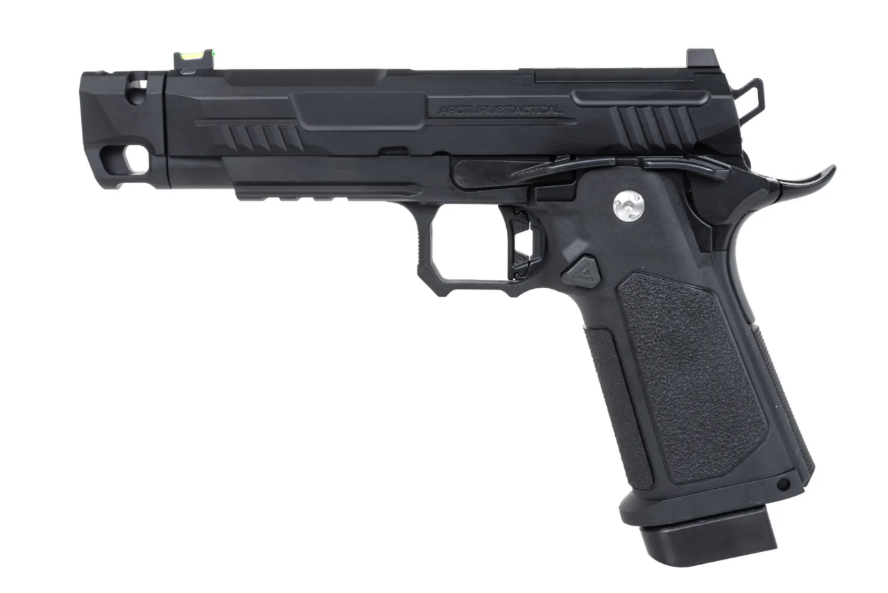 Arcturus Hi-Capa Vanguard 4.3" GBB (Optics Ready) Compensator - Black
