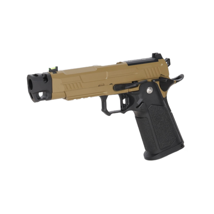 Arcturus Hi-Capa Vanguard 4.3" GBB (Optics Ready) Compensator - Half Tan