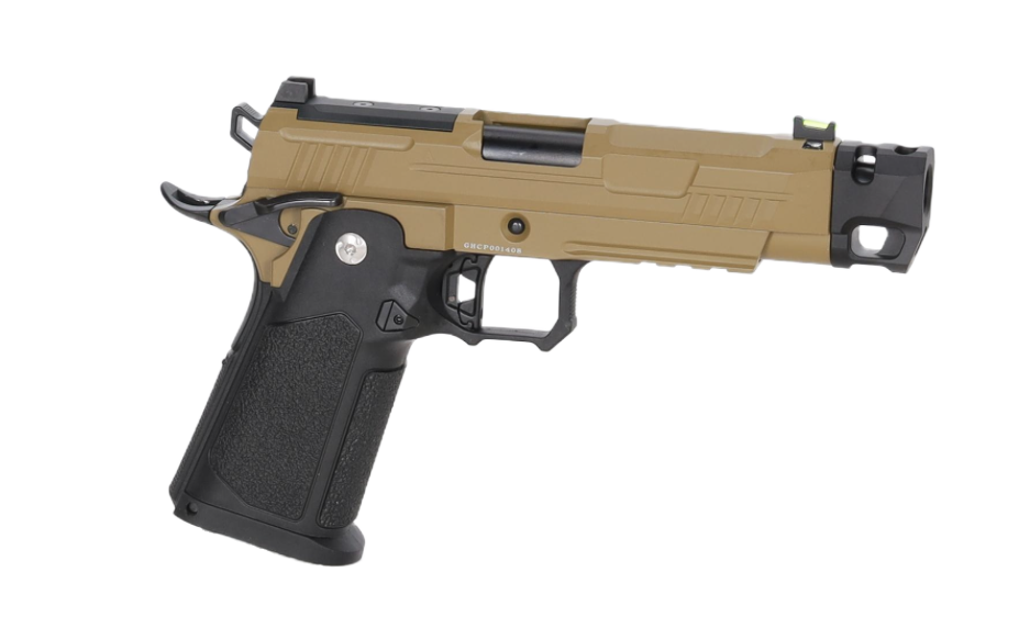 Arcturus Hi-Capa Vanguard 4.3" GBB (Optics Ready) Compensator - Half Tan