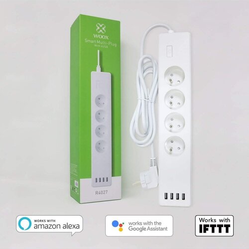 Woox Home  Woox Smart Multi Plug | R4027 | France-Belgium