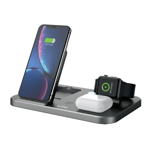 Veho Veho DS-7 Qi wireless charging station with LED night light