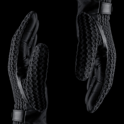 Mujjo Mujjo Leather Crochet Touchscreen Gloves