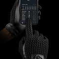 Mujjo Mujjo Leather Crochet Touchscreen Gloves