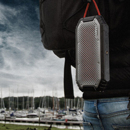 Veho Veho MX-1 Water Resistant Rugged Bluetooth wireless Speaker with built-in power bank
