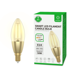 WOOX R5141 Smart WiFi LED Candle Bulb  style C37 E14 fitting