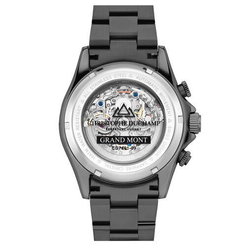 Christophe Duchamp Christophe Duchamp Grand Mont Automatic  -Black-Luxury men's watch