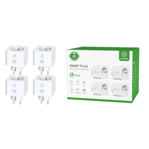 Woox Home 4-pack Woox energy monitoring Smart Plug EU | R6113