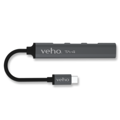 Veho TA-4 USB-C 4 port USB-A Mini hub | VAA-650-TA4-USB-C