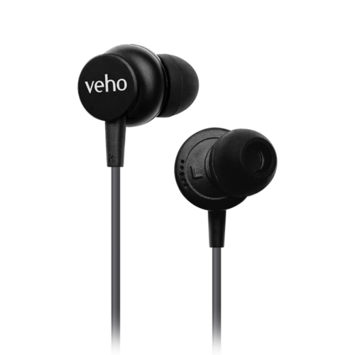 Veho Veho Z3 wired earphones with mic - Dark Grey