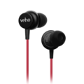 Veho Veho Z3 wired earphones with mic - Red