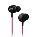 Veho Veho Z3 wired earphones with mic - Red