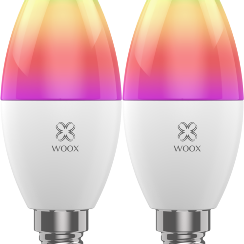 Woox Home WOOX R9075 2-Pack Slimme led lamp E14 RGB+CCT