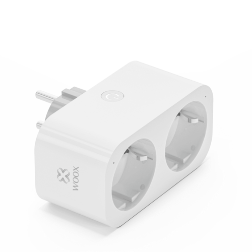 Woox Home WOOX R6153 Smart Dual Plug EU 16A + energy monitor