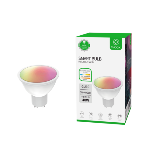 Woox Home WOOX R9076 2-Pack Smart GU10 LED Spot RGB+CCT