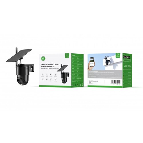 Woox Home WOOX R4250 Smart 4G Outdoor PTZ Camera with Solar panel kit