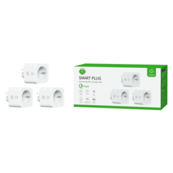 Woox R6113-3pack smart plugs EU Schucko with energy monitor
