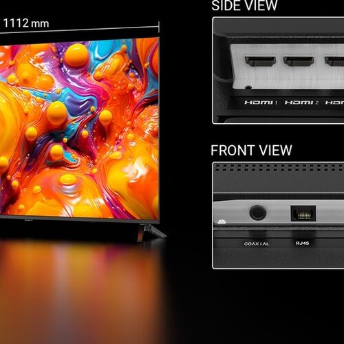 TeeView Google Smart TV | 50 inch TeeView LED TV | Frameless Design