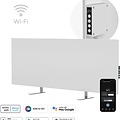 AENO AENO GH3S slimme infrarood verwarmingspaneel - LED-scherm - Red Dot winnaar 2023 voor design en verwarmingstechnologie - Bluetooth - WIFI - 700 Watt - Elektrische kachel - Verwarmingsplaat - Infrarood + convectie - Wit