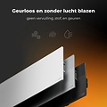 AENO AENO GH3S slimme infrarood verwarmingspaneel - LED-scherm - Red Dot winnaar 2023 voor design en verwarmingstechnologie - Bluetooth - WIFI - 700 Watt - Elektrische kachel - Verwarmingsplaat - Infrarood + convectie - Wit