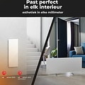 AENO AENO GH3S slimme infrarood verwarmingspaneel - LED-scherm - Red Dot winnaar 2023 voor design en verwarmingstechnologie - Bluetooth - WIFI - 700 Watt - Elektrische kachel - Verwarmingsplaat - Infrarood + convectie - Wit