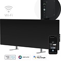 AENO AENO GH4S slimme infrarood verwarmingspaneel - LED-scherm - Red Dot winnaar 2023 voor design en verwarmingstechnologie - Bluetooth - WIFI - 700 Watt - Elektrische kachel - Verwarmingsplaat - Infrarood + convectie - Zwart